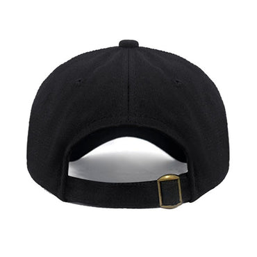 Boné de beisebol bordado com letra inicial A-Z para homens e mulheres, de alta qualidade, algodão macio, moda, viseiras esportivas para equipes, bonés snapback