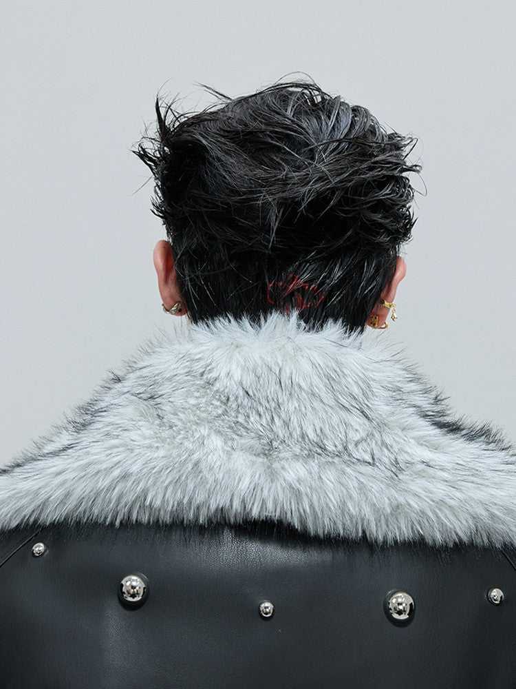 LUZHEN Winter Fashion High Quality Reversible Design Fur Liner Warm Leather Parka Men Original 2025 New Niche Padded Coat JY4797