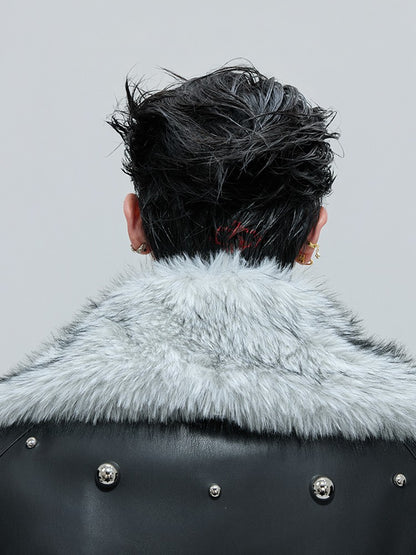 LUZHEN Winter Fashion High Quality Reversible Design Fur Liner Warm Leather Parka Men Original 2025 New Niche Padded Coat JY4797