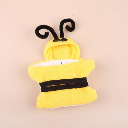 1 peça de roupas de inverno para pássaros, fantasia de abelha para papagaio, roupas para pequenos animais de estimação, moletom de abelha, macio e agradável à pele, terno de pássaro de estimação para papagaios