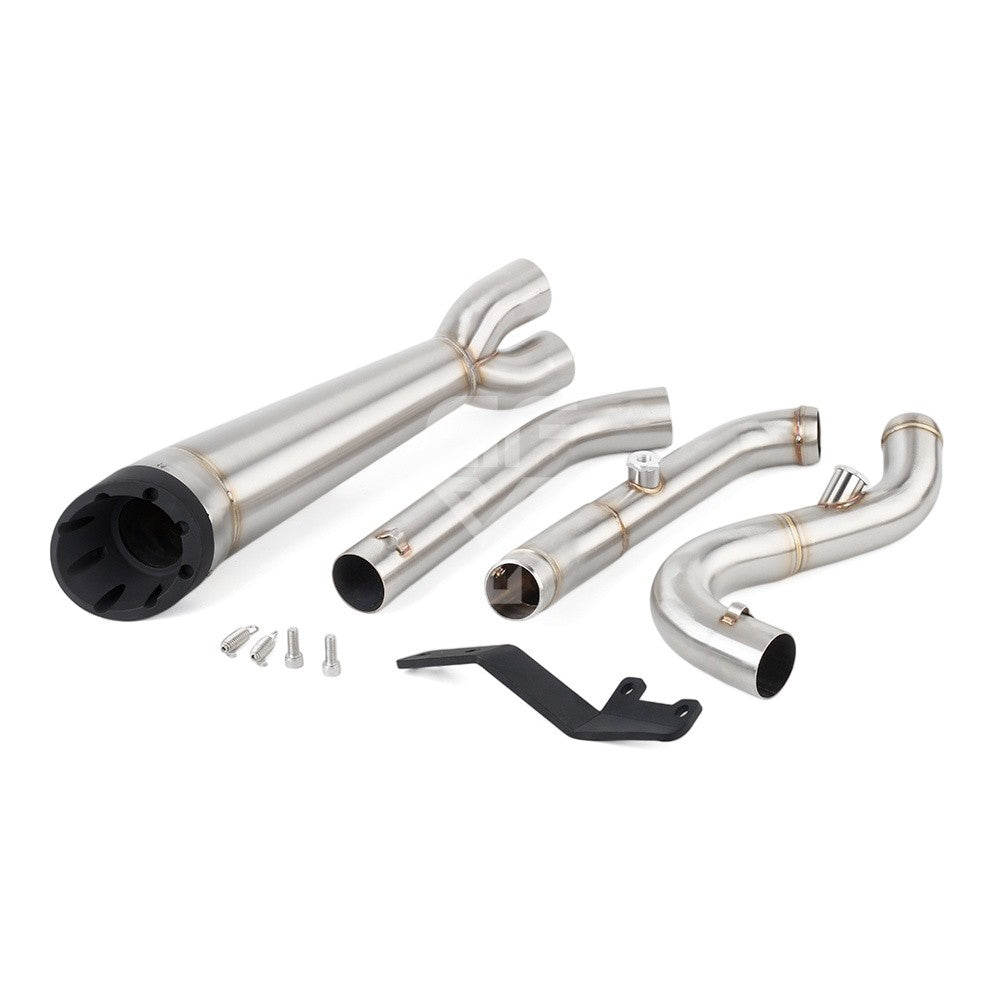 For Harley Dyna Super Glide Custom FXDC 2007-2014 FXD / EFI FXDI / Custom FXDC Motorcycle Exhaust Muffler With Header Link Pipe