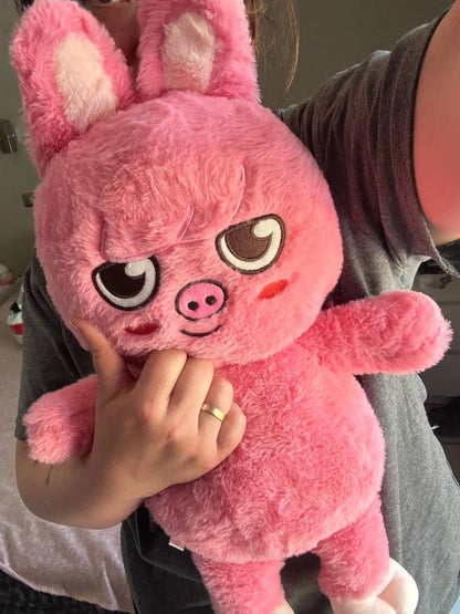 Urso de Pelúcia Skzoo de 60cm, Tamanho Grande, Kpop Stray Kids, Boneca de Pelúcia, Brinquedos de Pelúcia de Desenho Animado Kawaii, Travesseiro de Pelúcia, Presente de Natal Infantil