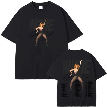 Doja Cat T Shirt Ma Vie World Tour 2025-2026 Summer Hip HopTee-shirt Sleeve Korean Cotton High Quality Clothing Female/Male Tops