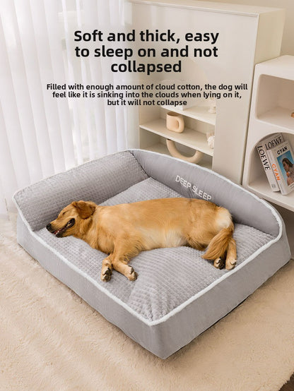 Nova Cama para Gatos Cama para Cães Canil Antiderrapante Inverno Quente Canil Pequeno para Cães Dormir Removível Lavável Almofada Macia para Filhotes Suprimentos para Gatos
