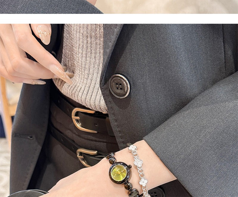 GEDI Bracelet Watch Woman Fashion Casual Simple Quartz Ladies Watches Luxury Vintage Niche Women's Wristwatches Gifts
