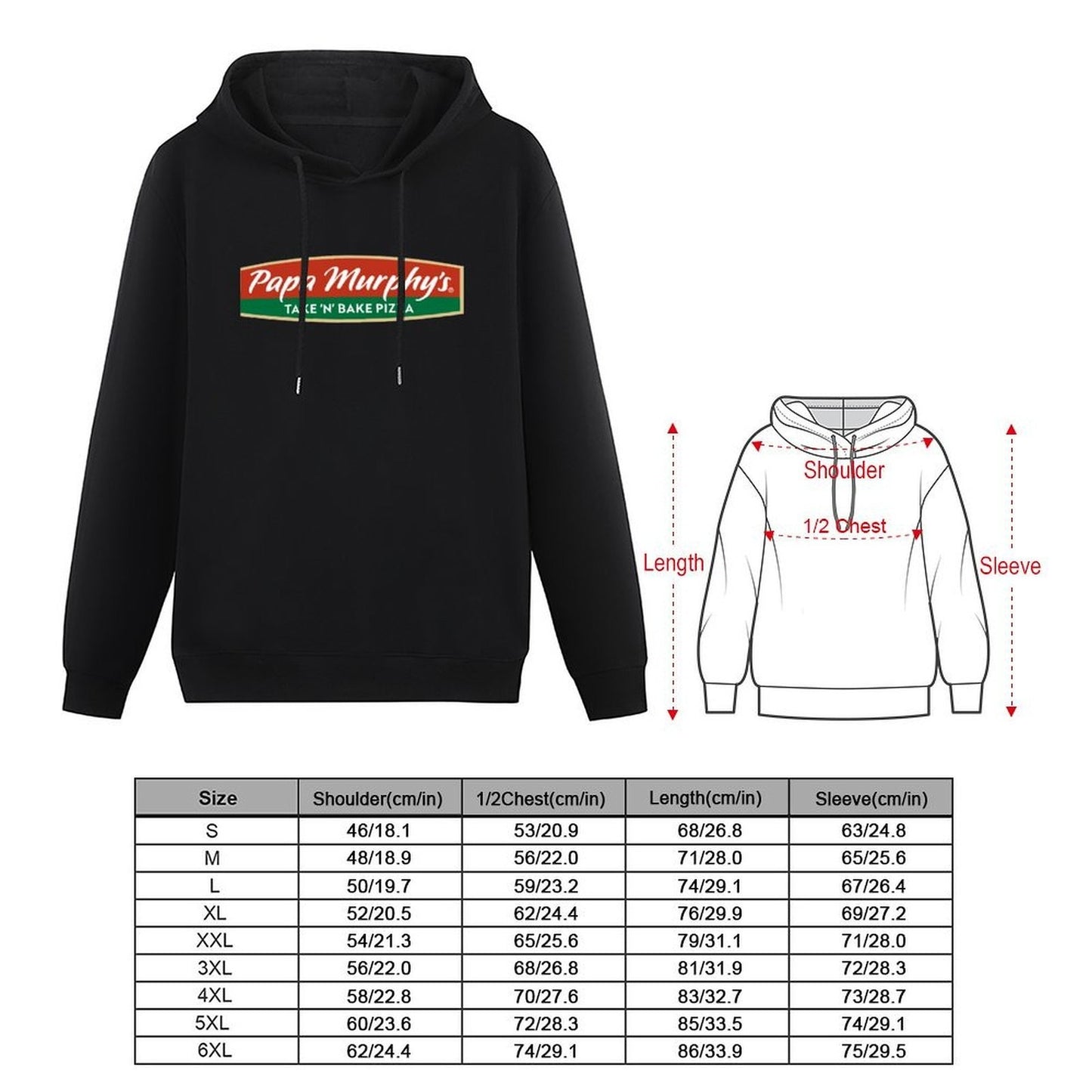 BEST SELLER Papa Murphy’s Logo Merchandise Hoodie winter clothes mens clothes korean style clothes autumn jacket men men hoodie