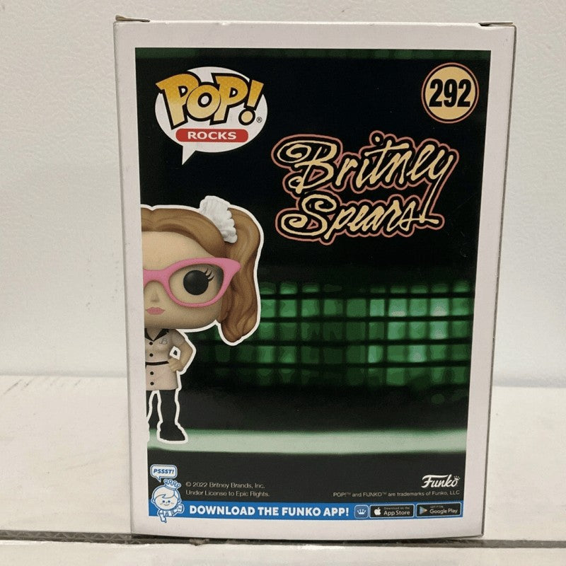 Britney Spears Funko Pop Rocker Singer Boneca Articulada 292 Escultura de Vinil Estrela Bonecas Presentes para Fãs Edição Limitada Modelo Colecionável