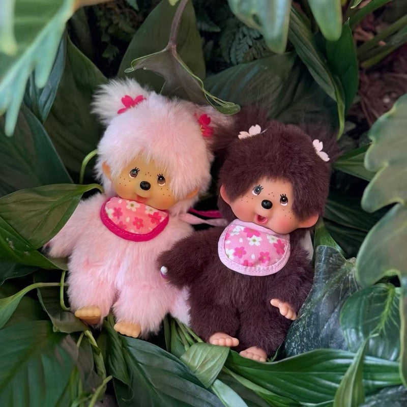 Kawaii Monchichi Doll Figure Keychain Furry Chimutan Monchhichi Figurines Hanger Pendant Bags Charm Accessories Small Gift