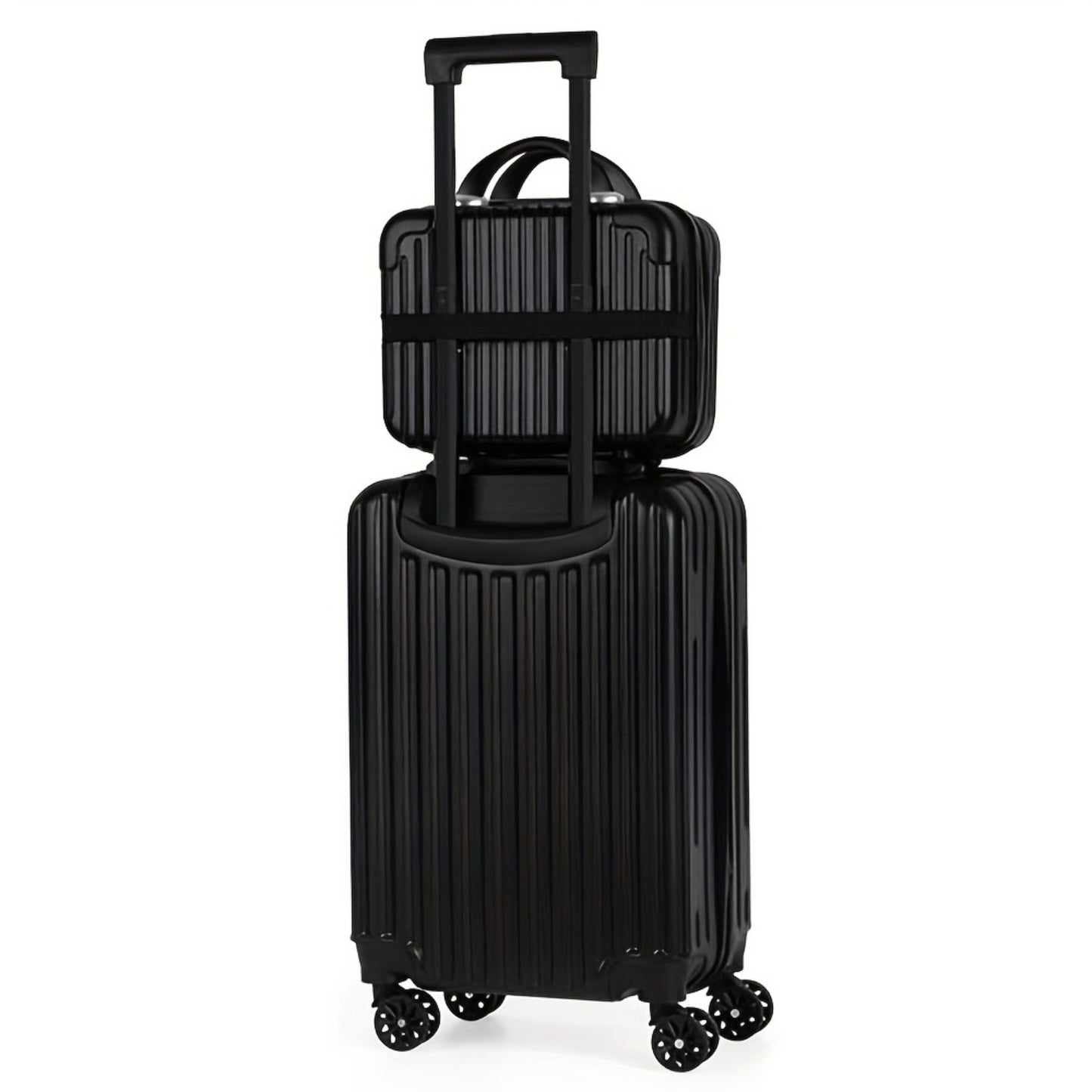 2-Piece Hardshell Luggage Set (20"+14") - Nesting Spinner w/ 360° Wheels & TSA Lock, Lightweight Expandable for Family Travel