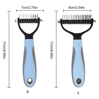 Escova para Cães Removedor de Pelos de Animais de Estimação Profissional Escova para Remover Pelos para Cães e Gatos Cortador de Nós de Pelos de Animais de Estimação Pente para Gatos Escovas Acessórios para Cães