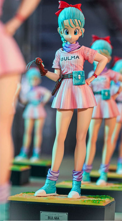 In Stock 30cm JT Studio Bulma Figure Dragon Ball Anime Figure Childhood Series PVC Statue Collection Model Ornament Gift Toy