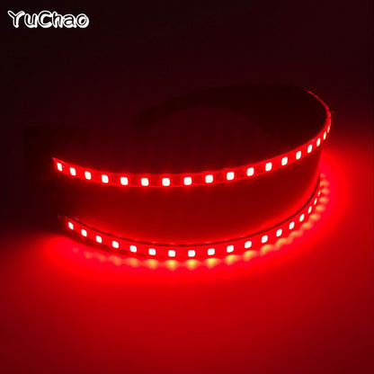 Led Glasses NightClub Masquerade Concert Club Neon Accessories Cool Vogue Flashing LED Futuristic Glasses Men Metal Cool Glasses