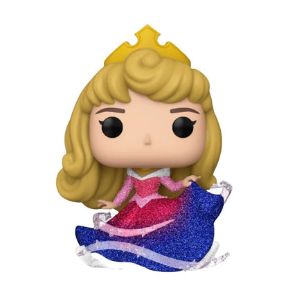Pop! Disney Princesa Aurora (Diamond) #1591 Boneco de Ação Funko Colecionável Figuras de Vinil Modelo Brinquedos Estátua de Boneca Q Version Presentes
