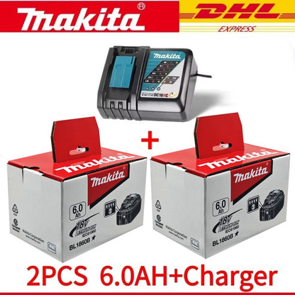 Bateria Makita 18V para ferramentas elétricas Makita 18V A bateria recarregável DDF487 18V Makita BL1860B pode substituir a BL1850B LXT400