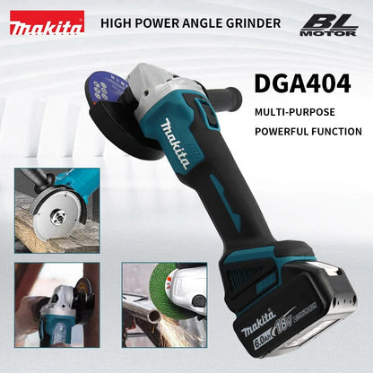 Esmerilhadeira Angular Sem Fio Makita DGA404 Original Brushless Máquina de Polir e Cortar Ferramenta para Bateria Makita 18V