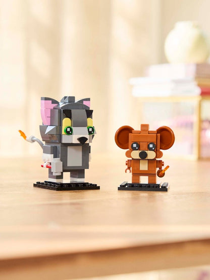 Lego 40793 Tom and Jerry Série Cabeça Quadrada 2025 Blocos de Construção Educacionais Infantis Novos