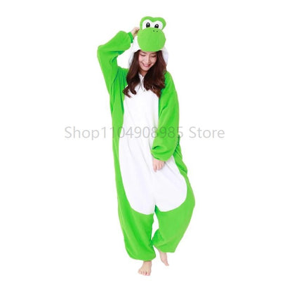 Unisex Onesies for Halloween Cosplay Costume Fleece Christmas Party Role Play Props Outfit Full Body Pijamas Sleepwear New