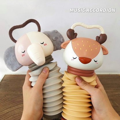 Cartoon Accordion Baby Music Toys Early Education Instrument Electronic Vocal Toy Kids Educational Soothe Toy Christmas Gifts