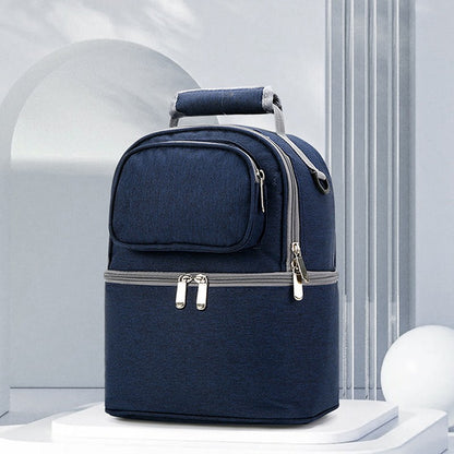 Mommy Bag Milk Storage Breast Pump Maternity Cooler Double Layer Insulation  Fresh Keeping Baby Food Backpack Feeding Bottle