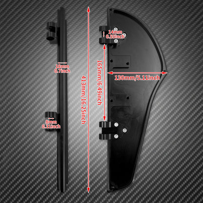Pedaleiras Antiderrapantes Dianteiras para Motocicleta Harley Softail Fatboy Deluxe Touring Electra Glide FLHR