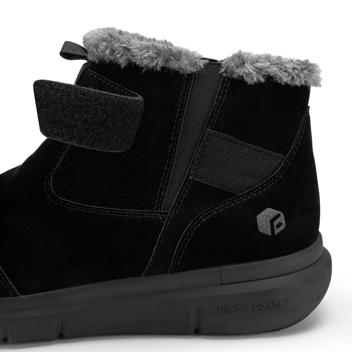 Fitville Men's Boots Winter Wide Version Outdoor Lightweight Snow Boots Men's Waterproof & Non-Slip Thick Warm Thick Fur