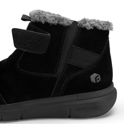 Fitville Men's Boots Winter Wide Version Outdoor Lightweight Snow Boots Men's Waterproof & Non-Slip Thick Warm Thick Fur