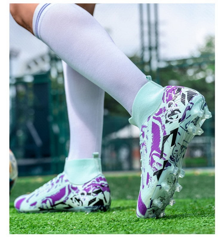 Man Football Shoes Professional Society Soccer Cleats Soccer Boots Non-slip Training Sneaker Artificial Quality Grass Footwear