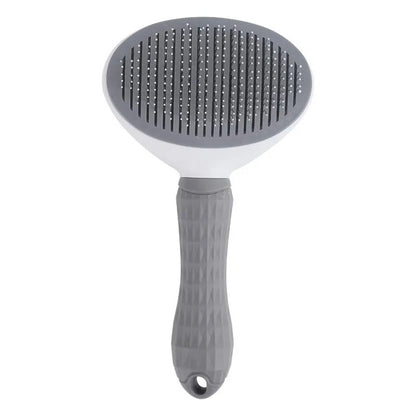Escova de Pelo para Gatos e Cães Pente de Grooming e Cuidado Escova de Gatos Pente de Aço Inoxidável para Cães de Pelo Longo Limpeza de Animais de Estimação Acessórios para Gatos e Cães