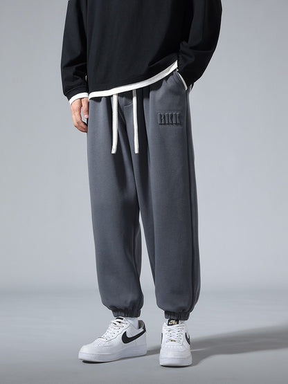 Men's Jogger Cotton/Polyester Sweatpants Big Size 8XL 7XL 6XL Sports Baggy Pants Sting Banding  Hip Hop Loose Harem Trousers