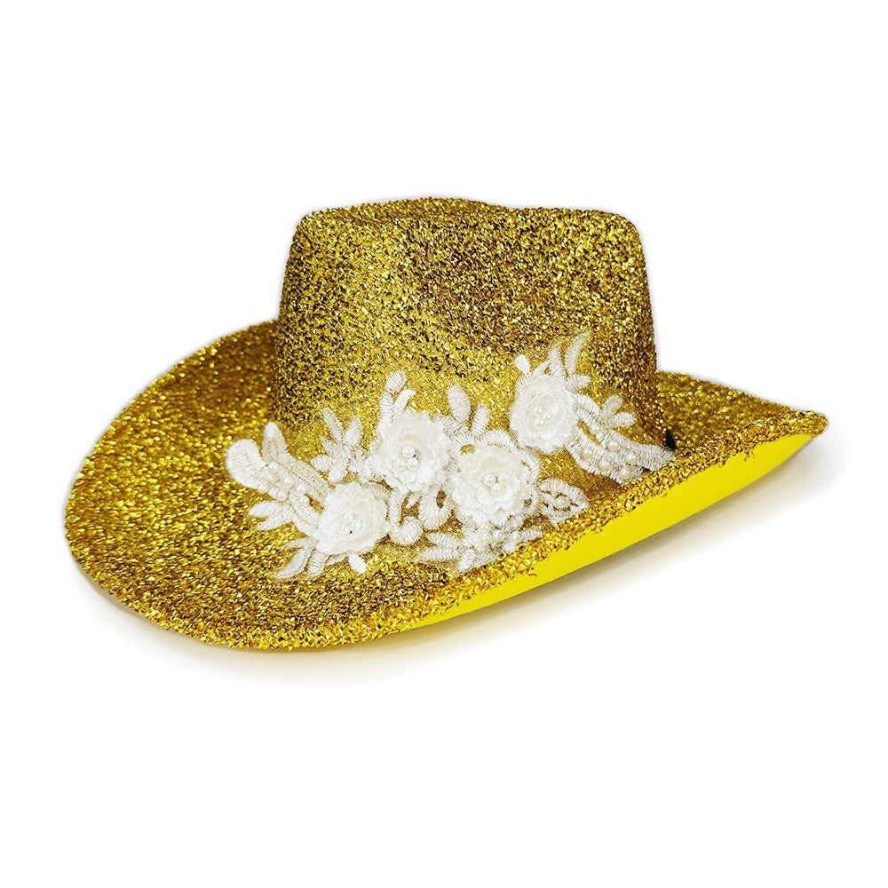 3d Flower Fedora Exquisite Fashion Panama Hat Embroidery Fedora Hat Superior Women'S Wedding Hat For Party Fashion Outfit