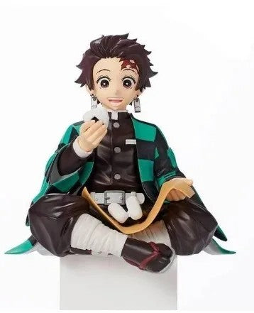 10-15cm Anime Demon Slayer Figura Kamado Tanjirou Nezuko Sentado Posição Action Figure PVC Modelo Boneca Coleção Brinquedo Presente