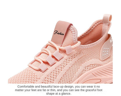 ?Sapatos Femininos Verão 2025 Tênis Casual Malha Respirável Leve Acessível Frete Grátis?