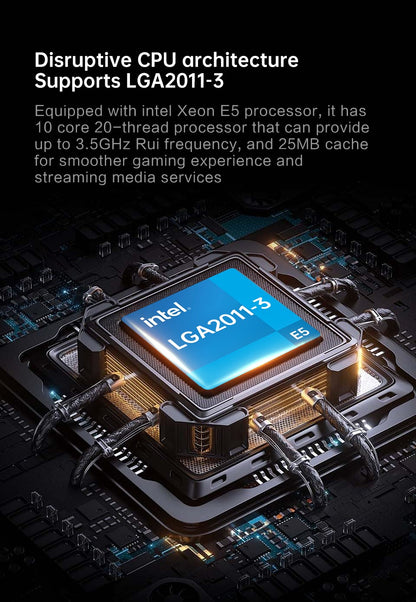 QIYIDA X99 Placa-Mãe Kit Xeon LGA2011-3 E5 2650 V4 2pcs*8gb=16GB DDR4 RAM USB PCI 3.0 NVME M.2 SATA M-ATX