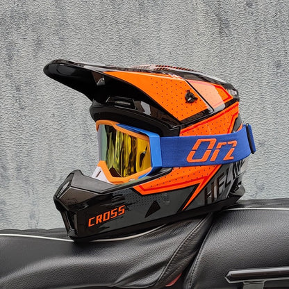Capacete de motocross off-road, capacete de ciclismo speed downhill DH, capacete full face rally off-road