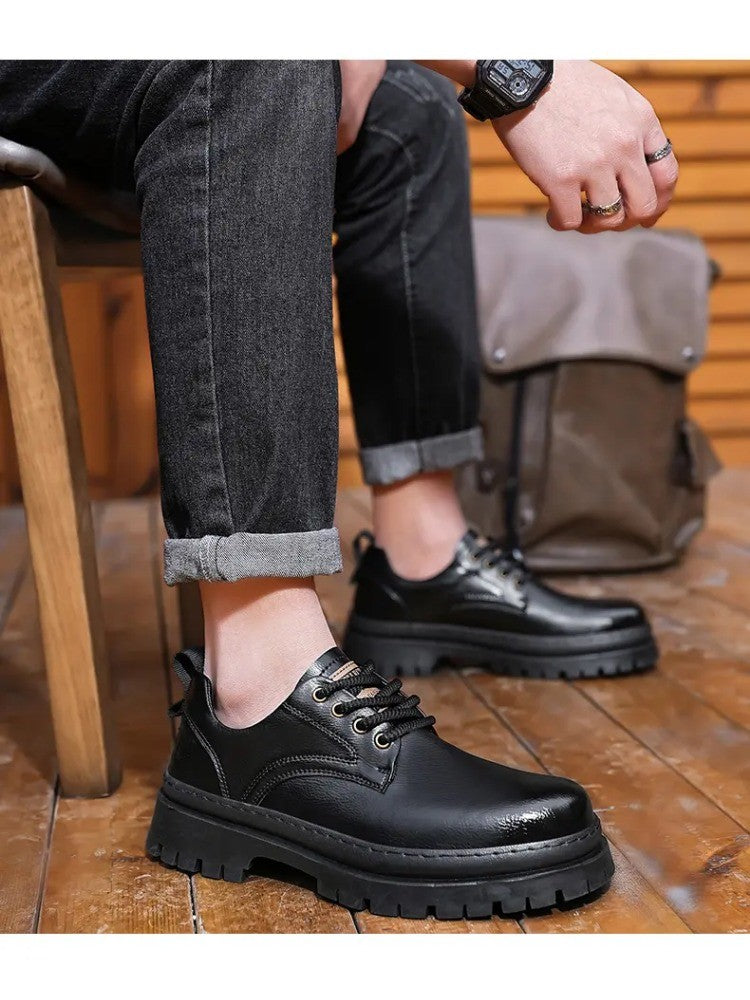 [ENLEN & BENNA] High-quality autumn and winter series men's shoes British fashion low-top men's leather shoes