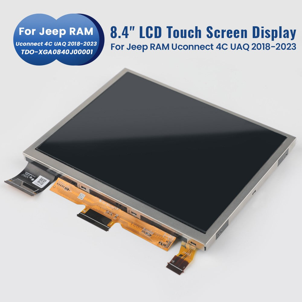 Tela LCD Uconnect 4C de 8,4 polegadas TDO-XGA084 para rádio navegador Jeep Grand Cherokee 2018-2024 TDO-XGA08400001