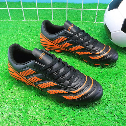 Unisex Youth Soccer Cleats Lightweight High Top FG FT Football Shoes Enhanced Traction Comfortable Match Training for Boys Girls