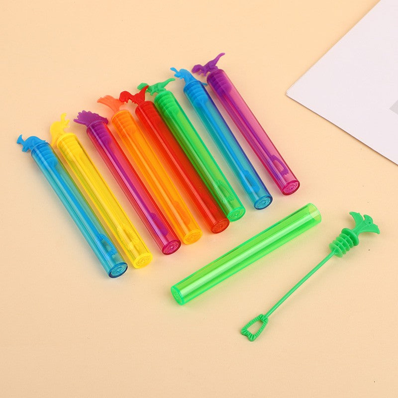 10/20/30Pcs Dinosaur Bubble Tube Empty Soap Bubble Bottle Toys for Kids Birthday Party Favors Wedding Guest Gifts Baby Shower
