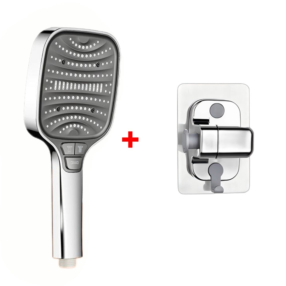Chuveiro Turbo Pressurizado com 8 Modos, Painel Grande de 12cm, Chuveiro Econômico, Chuveiro com Filtro em ABS Reforçado à Prova de Explosão