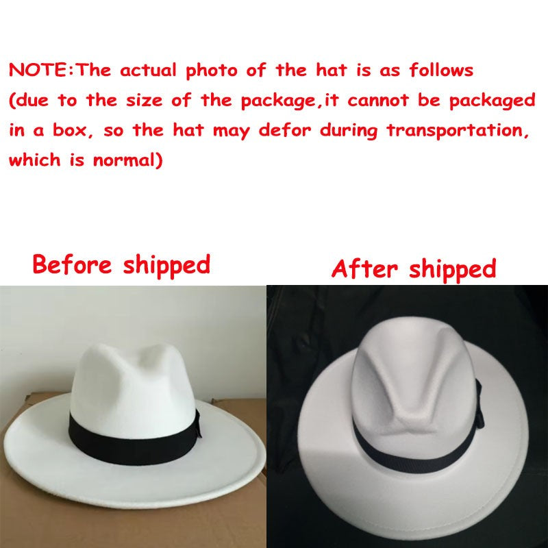 Michael Jackson Cosplay Hat Cotton Demo Caps Gentleman Formal Hat Party Halloween Dance Cap Gifts White/black Summer