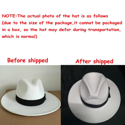Michael Jackson Cosplay Hat Cotton Demo Caps Gentleman Formal Hat Party Halloween Dance Cap Gifts White/black Summer