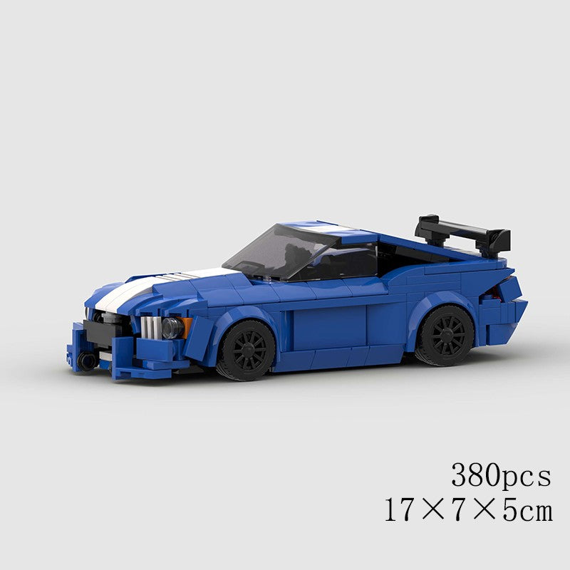 MOC Speed Sports Super Carro de Corrida Blocos de Montar DIY Tijolos Cidade Rally Técnico Grande Veículo de Corrida Presente de Natal Brinquedo