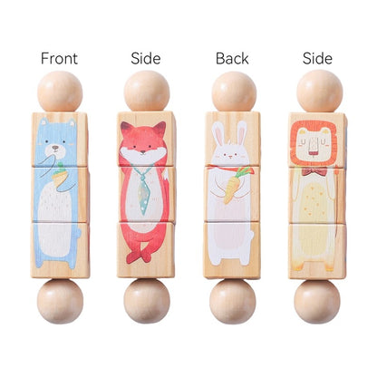 1pc Wooden Montessori Toy Hand bell Toy Baby Mobile Musical Rattle Toy Children Stroller Classic Educational Toys Kid Gifts
