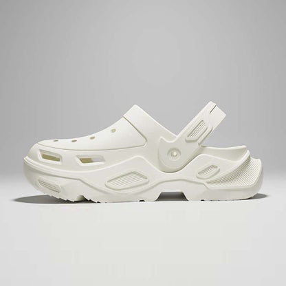 New Clogs Shoes For Women Men Platform High-heeled Outdoor EVA Non-slip Waterproof Sandals Comfortable Soft Heightening Shoes