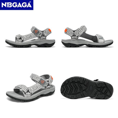 Classic Men's Hiking Sport Sandals Lightweight Leisure Beach Shoes Summer Open-Toe Breathable Travel Walking Sandials