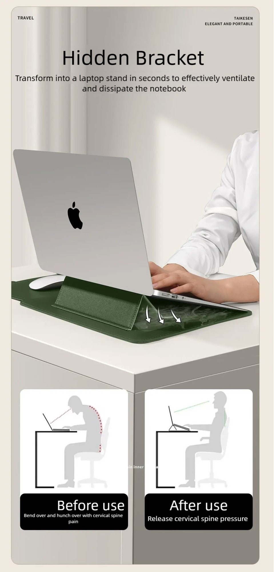 Laptop Sleeve Bag Case For Apple Macbook Air Pro 13 M1 M2 M3 Notebook Cover Tablet Bag For ASUS HP DELL 13.3 13.6 14 15 15.6 16