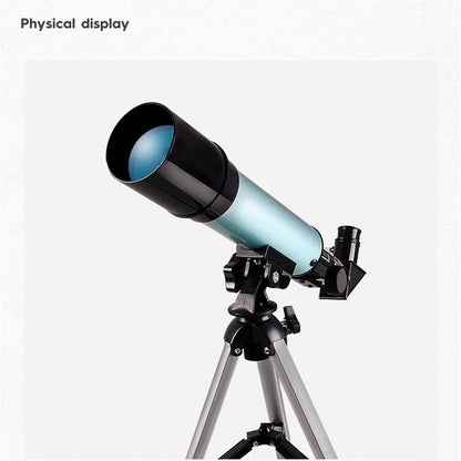 Telescópio Astronômico Refrator Monocular para Iniciantes Adultos com Zoom de 60x, para Observar Estrelas e a Lua