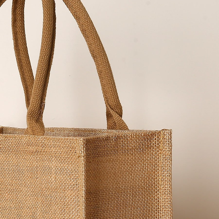 Bolsa feminina de juta, sacola de compras de grande capacidade, bolsa de viagem, bolsa masculina aberta