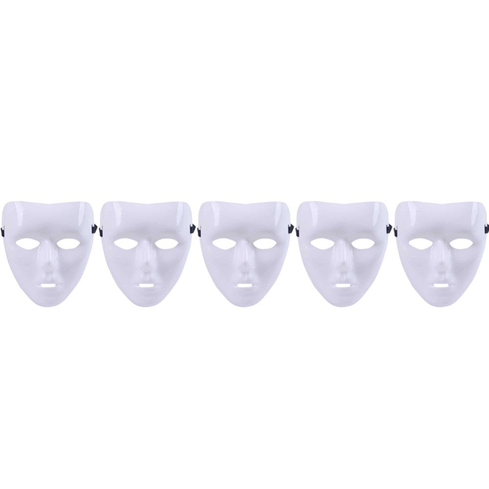 Halloween Jabba WockeeZ Dance Mask Hip-Hop Street Dance White Performances Mask For Man Women White Face Mask Cosplay Props