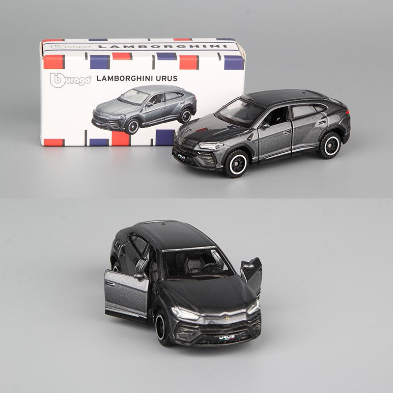 Bburago 1:64 Modelo de Carro em Liga Miniatura Veículos Diecast Brinquedo 911 Bolide Revuelto Bronco SP3 812 SF90 Taycan Huracan GT500 Urus